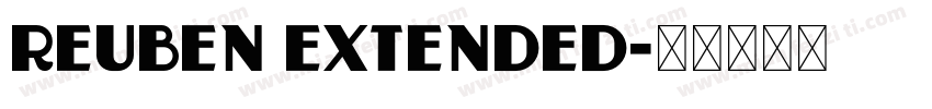 Reuben Extended字体转换
